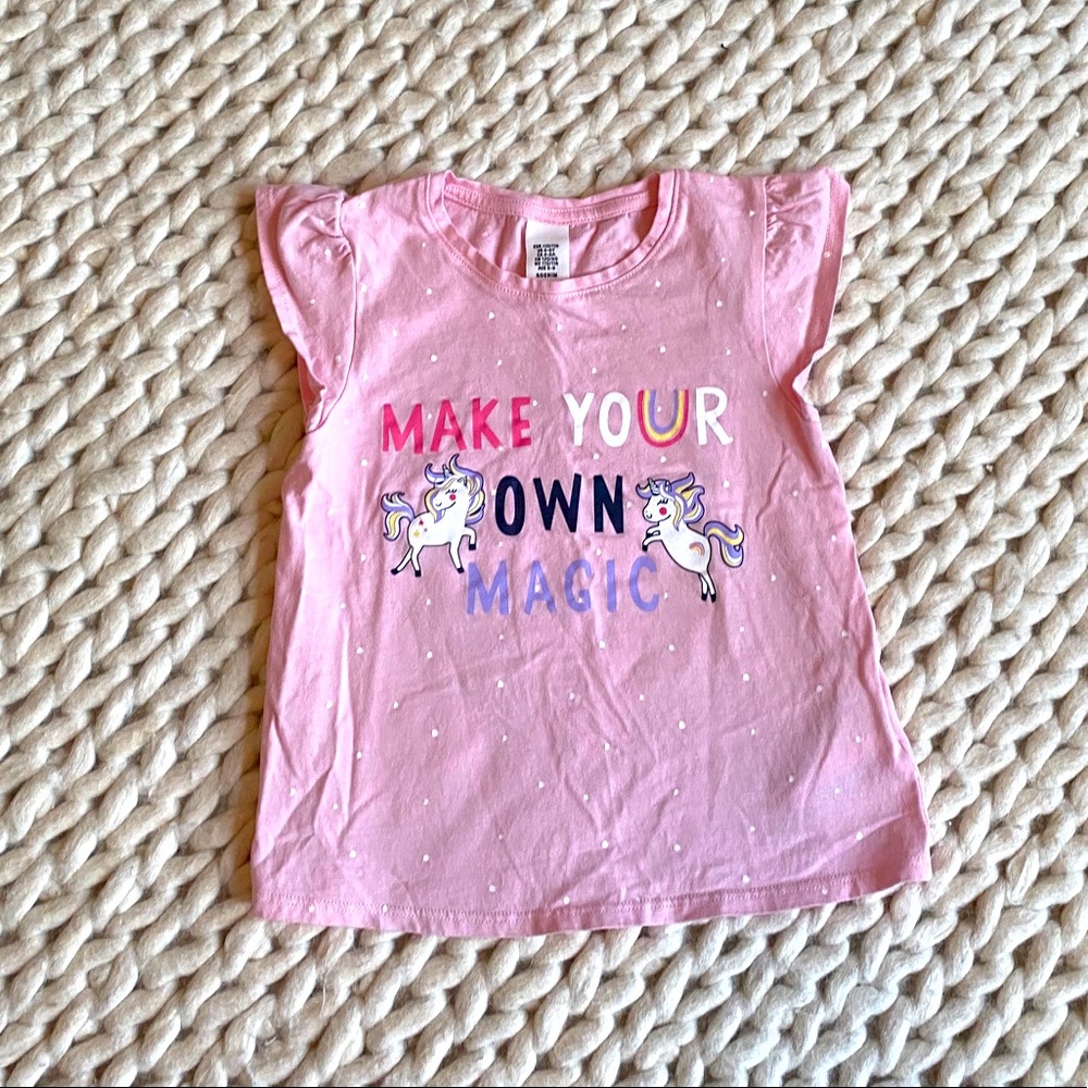H&M Make Your Own Magic Girls Top Size 4-6y